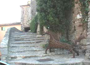 La mont�e du ch�teau