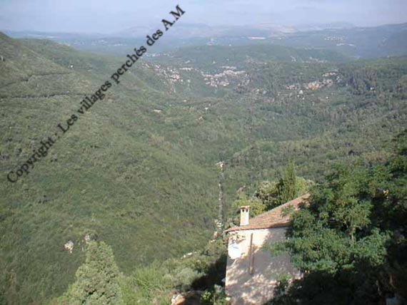 Panorama sur la vall�e de la Siagne