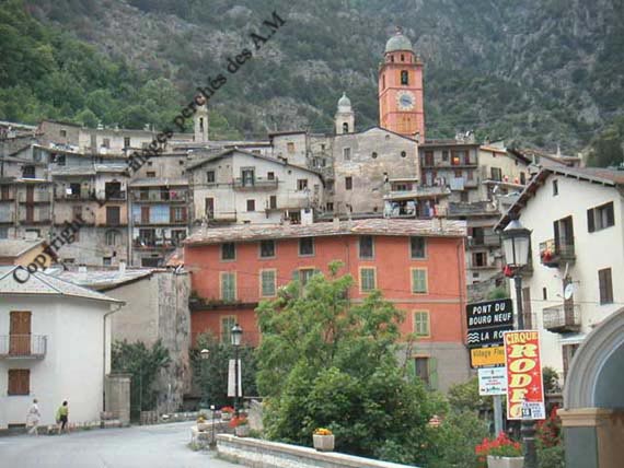 Tende vue de la RN 204