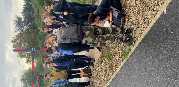 , Saint-Sulpice-la-Pointe. Visite de zones humides par des étudiants